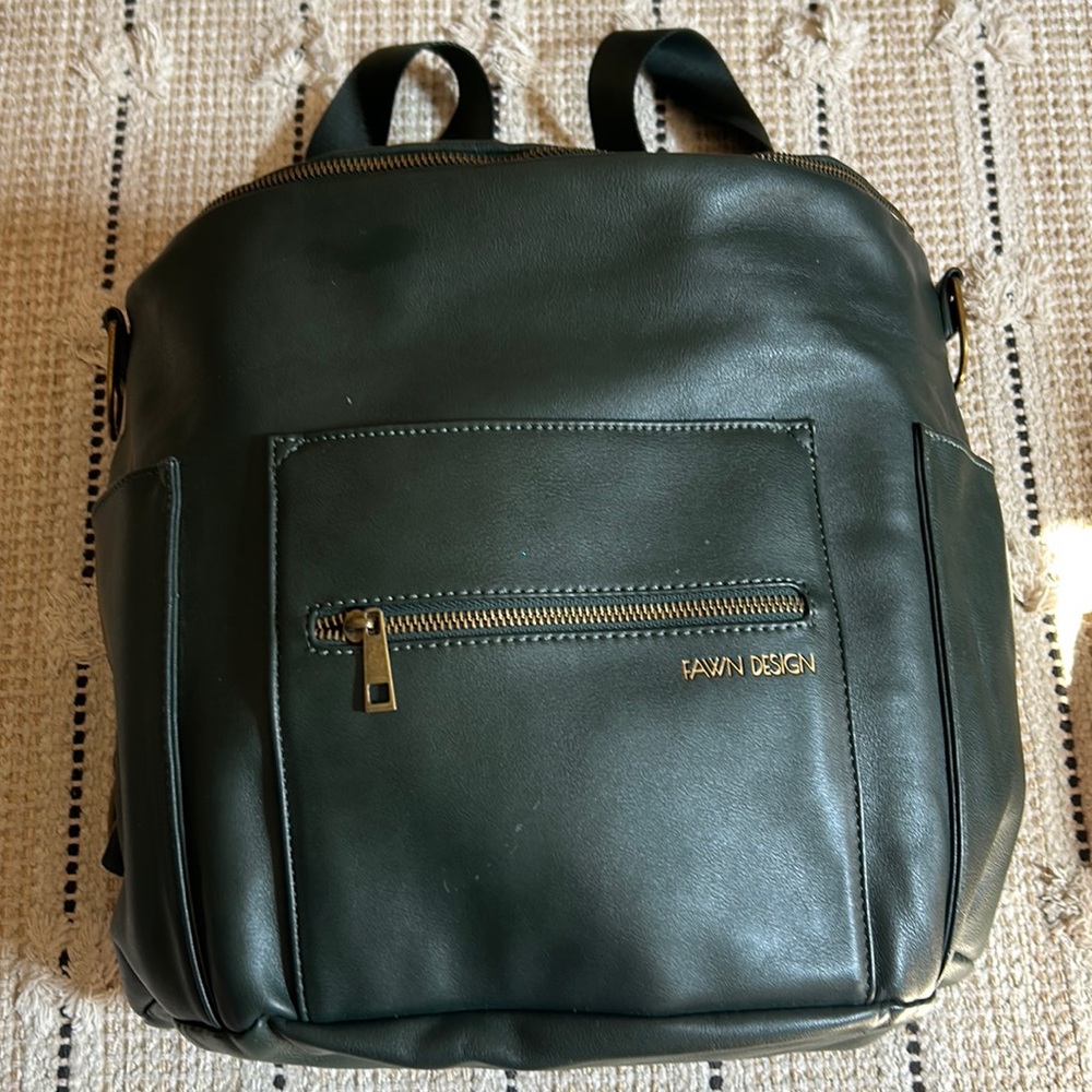 Fawn Design Green Baby Bag